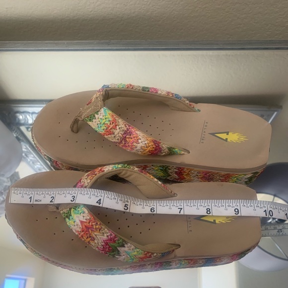 Volatile rainbow wedge sandals size 8 - Picture 5 of 6